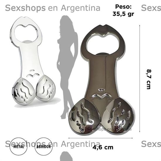 Destapador con forma de pene